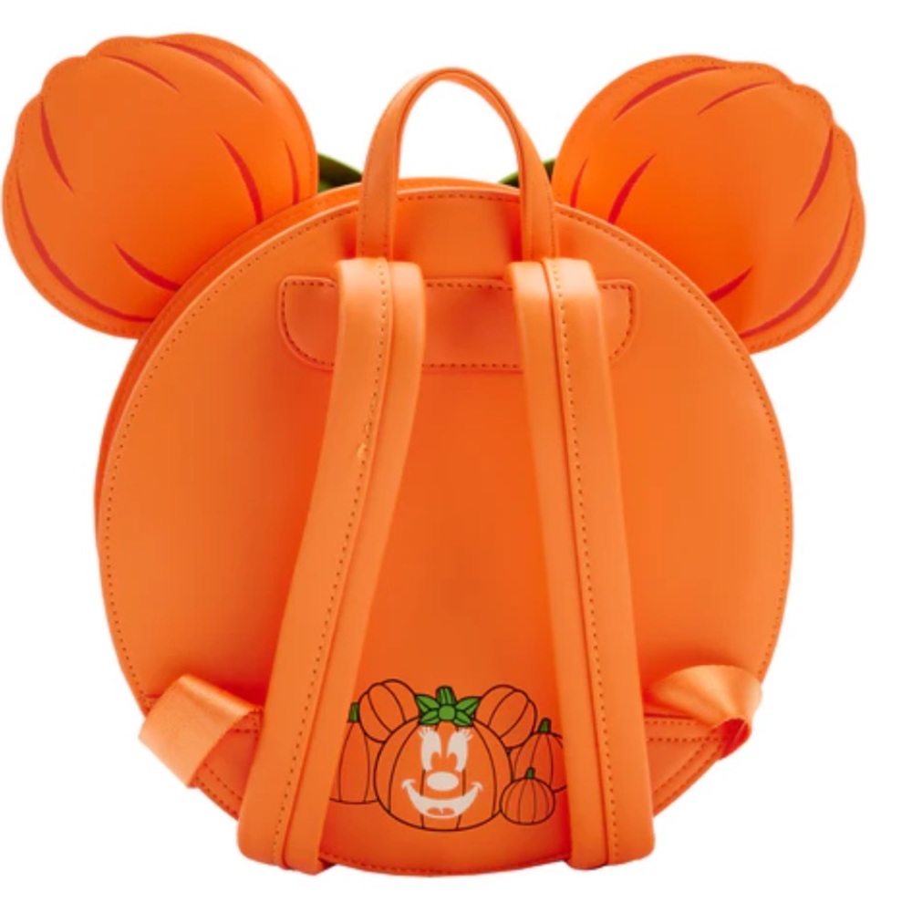 Minnie Mouse Glow in the Dark Pumpkin Mini Backpack - Picture 5 of 6